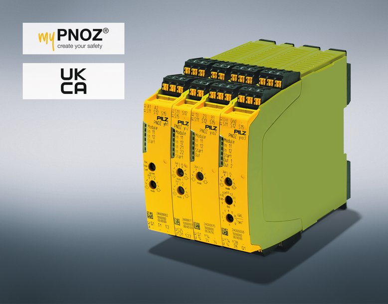 Защитное реле myPNOZ компании Pilz получает сертификат UKCA от TÜV Süd (оценка соответствия Великобритании) для продаж в Великобритании – сертифицировано для использования в Великобритании